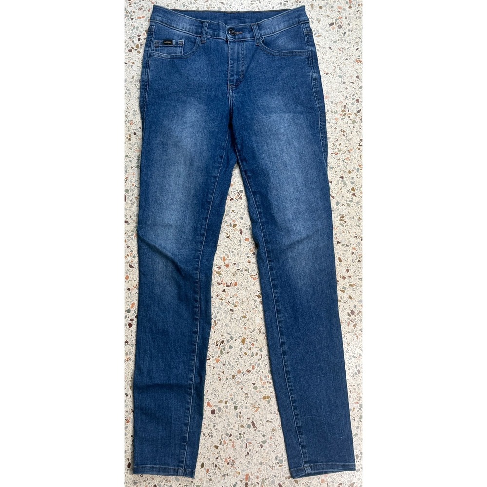 Kuhl Women's‎ 5 Pocket Blue Indigo Dye Denim Jeans Size 4 Reg